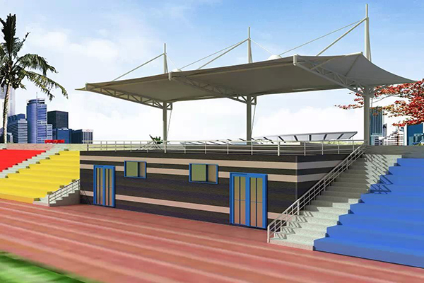 乐竞官网在线登录看台雨棚注重加固方法确保质量